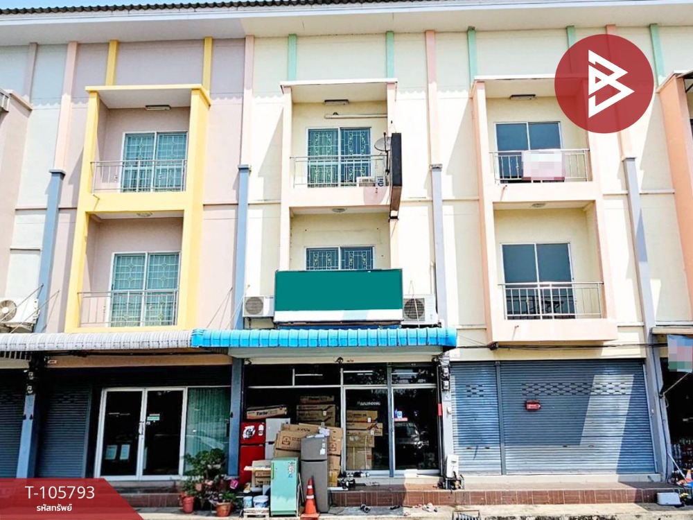 For SaleShop HouseMahachai Samut Sakhon : 3 -storey commercial building for sale Ekachai-Pho Chae Samut Sakhon