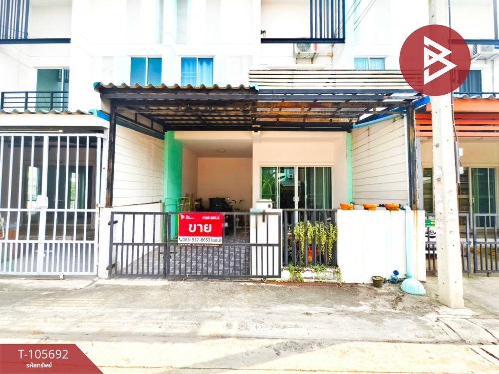 For SaleTownhomeMahachai Samut Sakhon : Townhouse for sale The Money Village has Phanthong, Ban Ko Samut Sakhon.