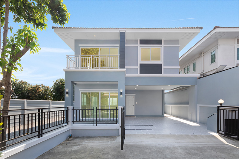 For SaleHouseNonthaburi, Bang Yai, Bangbuathong : Renovated Twin House, Corner Unit – Kunasiri Buathong 4