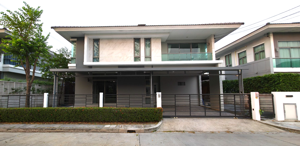 ให้เช่าบ้านพัฒนาการ ศรีนครินทร์ : Luxury House project in Krungthep Kreetha for rent! Single house All renovated and Fully furnished, Easy to Access Main Road👾
