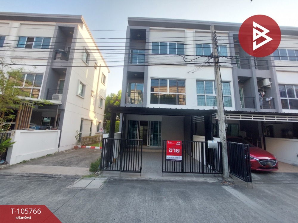 For SaleTownhomeSamut Prakan,Samrong : Townhome for sale, Lumpini Village, Town Ville Srinakarin-Bearing Bang Phli, Samut Prakan