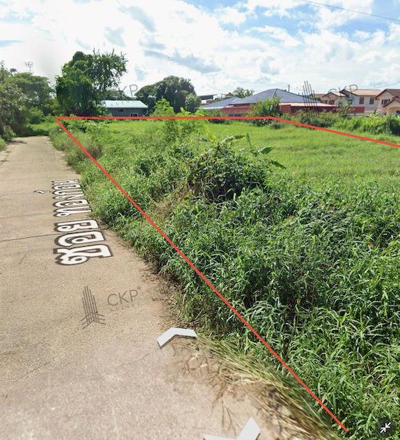 For SaleLandUdon Thani : Vacant land in Udon Thani city, on the city ring road, near Makro, Mak Khaeng Subdistrict.