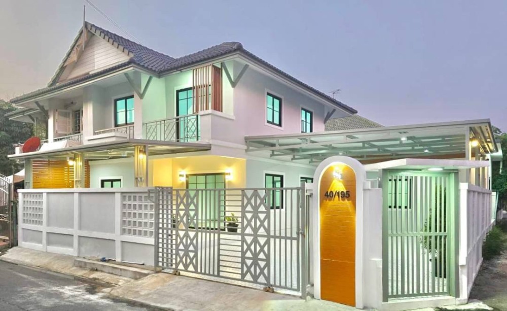 ขายทาวน์โฮมนนทบุรี บางใหญ่ บางบัวทอง : บ้านแฝดหลังใหญ่ 5 นอน  พฤกษา14A บางบัวทอง‼️‼️