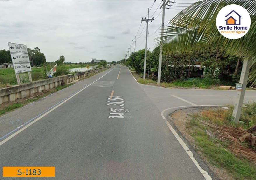 ขายที่ดินนครปฐม : ขายที่ดิน 1 ไร่ บางเลน นครปฐม ใกล้วัดไผ่โรงวัว