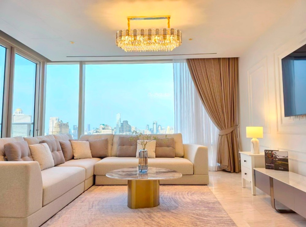 For RentCondoSathorn, Narathiwat : Rent Four Seasons, Private Residence, beautiful room, 2 bedrooms, icon, Siam and Chao Phraya water curve. Interested in Atline@841QLNR
