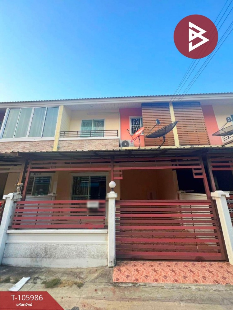For SaleTownhomeMahachai Samut Sakhon : Townhouse for sale Smile Land Village 3 Rama 2-Orange Park, Ban Phaeo Samut Sakhon