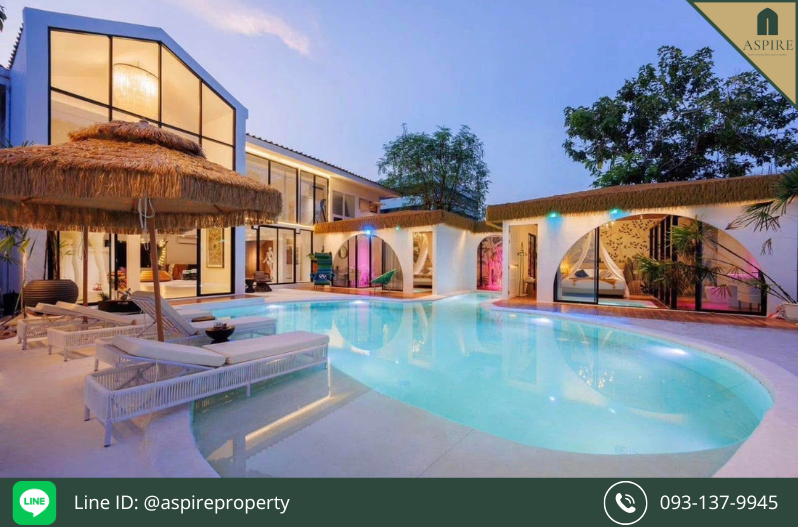 ให้เช่าบ้านสุขุมวิท อโศก ทองหล่อ : [ให้เช่า] บ้านเดี่ยว 2 ชั้น สุดหรู Poolvilla ทำเลเมือง สุขุมวิท