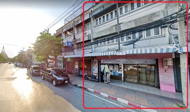 For RentShop HousePhutthamonthon, Salaya : NakhonPathom Pathom Mongkol Market 800 m. ฺฺBig C for rent commercial building 2.5 units 3.5 -storey