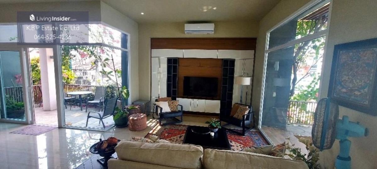 For SaleHouseSukhumvit, Asoke, Thonglor : RENT Single House Sukhumvit65 (EKAMAI) Private Pool+Lift 5BEDS 6BATHS 1MAID