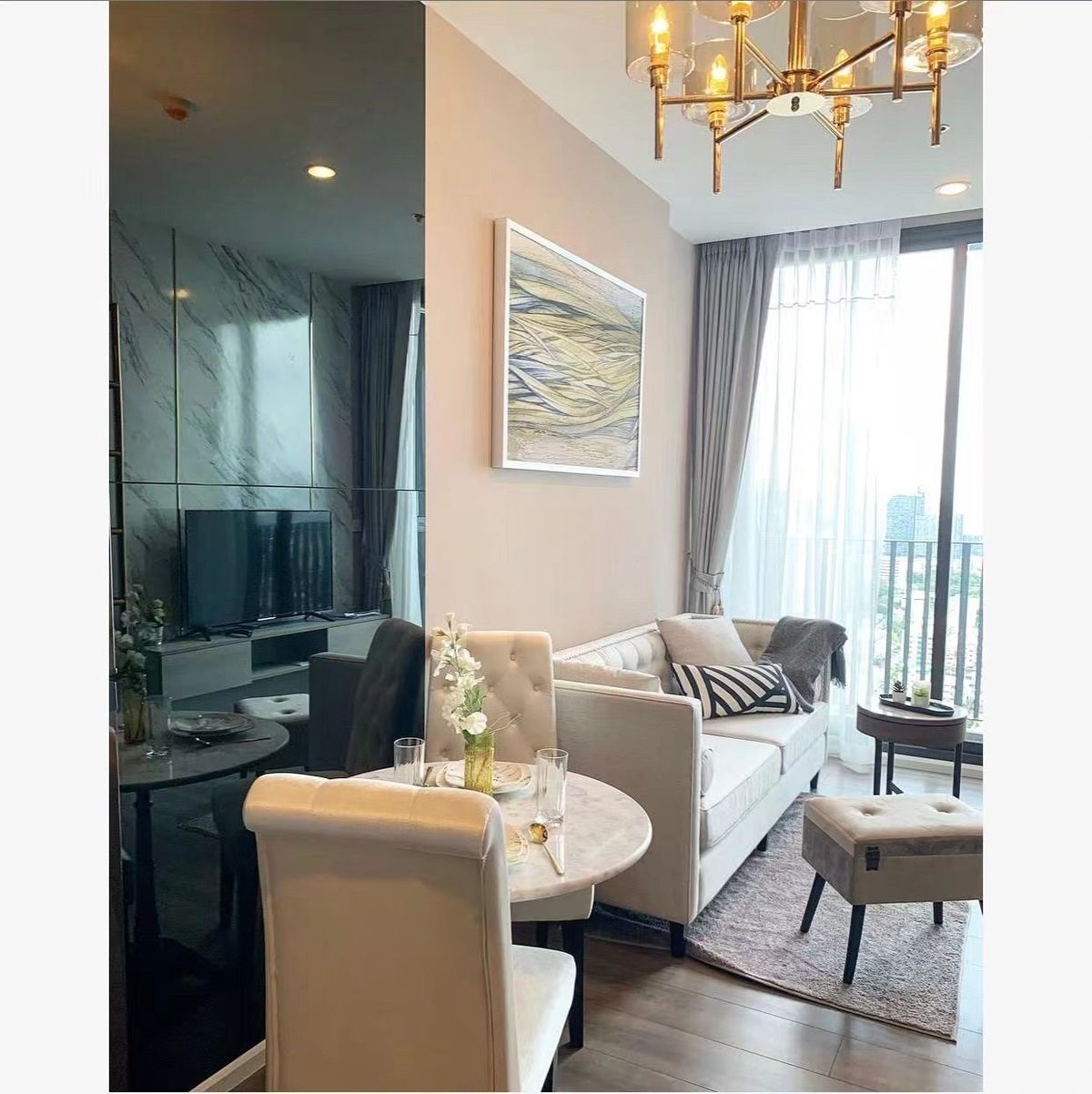 ให้เช่าคอนโดอ่อนนุช อุดมสุข : ❤️💛💙[For Rent] Whizdom Essence Sukhumvit101🚝300 m. BTS Punnawithi