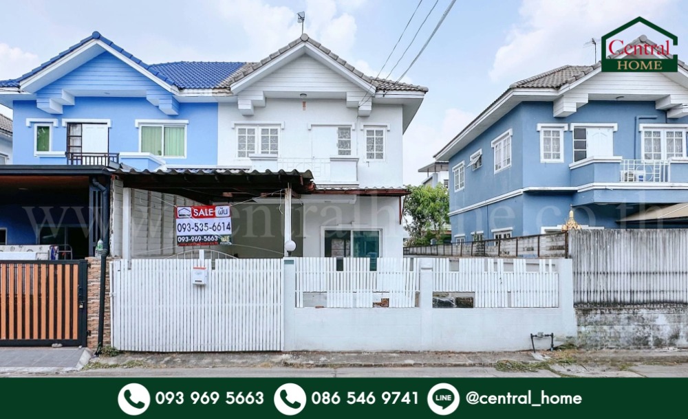 ขายบ้านปทุมธานี รังสิต ธรรมศาสตร์ : บ้านแฝด หมู่บ้าน ลัลลี่ วิลล์ - คลอง 3 ลำลูกกา สภาพดี ราคาถูก