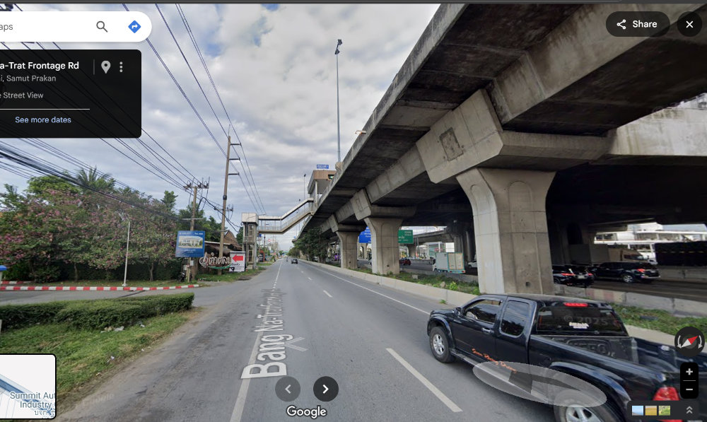 ขายที่ดินบางนา แบริ่ง ลาซาล : ขายที่ดินติดถนนบางนาตราด กม10 ขาเขัา ใกล้โฮมโปร สุวรรณภูมิ
