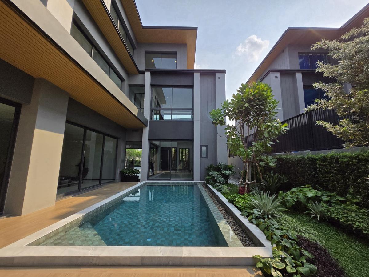 For SaleHouseNawamin, Ramindra : ✨️ & quot; 𝙎𝙈𝙔𝙏𝙃’𝙎 𝙍𝙖𝙢𝙞𝙣𝙩𝙧𝙖 (Smith Ramintra), a new house with a 1000 sq.m. pool ✨️