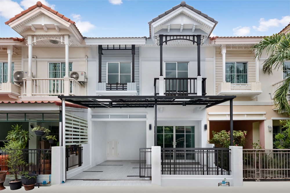For SaleTownhomeRattanathibet, Sanambinna : 2-story townhome, Renovate, The Villa Rattanathibet, additional completion near Sai Ma-Tha It