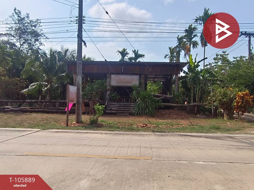 For SaleLandChumphon : Land for sale with a house, an area of ​​7 rai 2 ngan 87 sq.wah, Tha Yang Chumphon