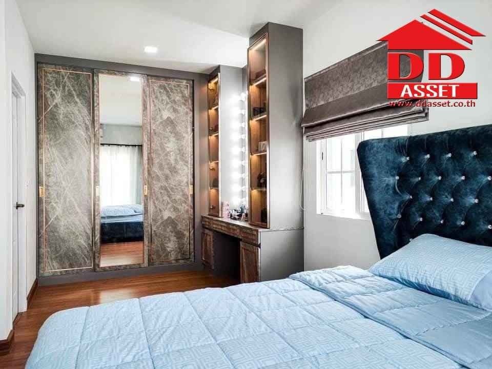 ให้เช่าบ้านลาดกระบัง สุวรรณภูมิ : For Rent Golden Neo Bangna-Suanluang บางนา (โกลเด้น นีโอ บางนา - สวนหลวง) บ้านหรู 2 ชั้นสไตล์อังกฤษ รหัสทรัพย์ : T8117