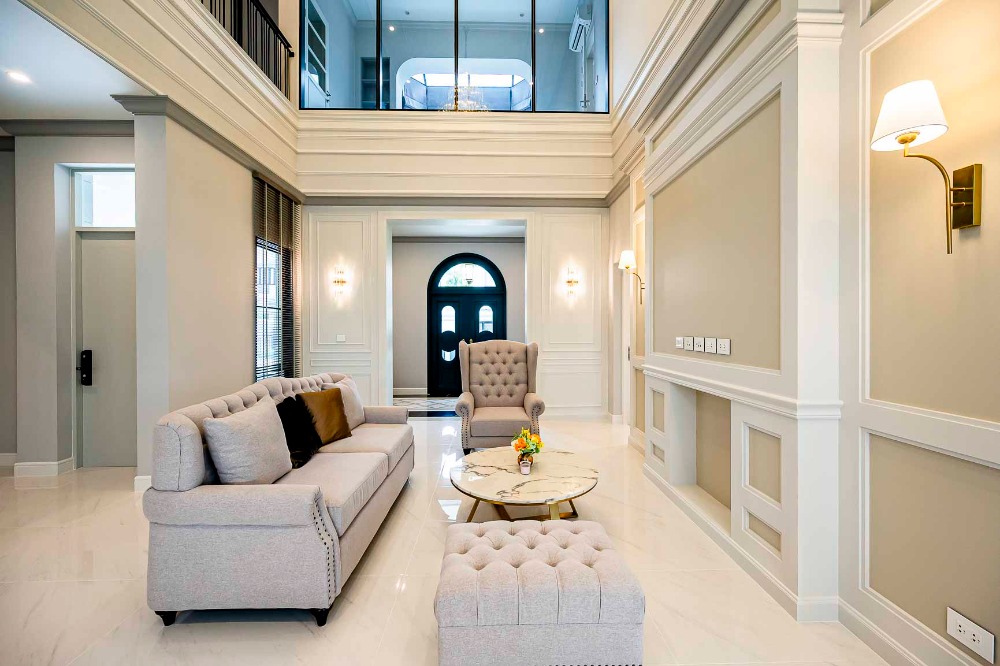 ให้เช่าบ้านพัฒนาการ ศรีนครินทร์ : The most luxurious mansion VVIP at Narasiri Krungthep Kreetha in Rama 9 (For rent & sale)