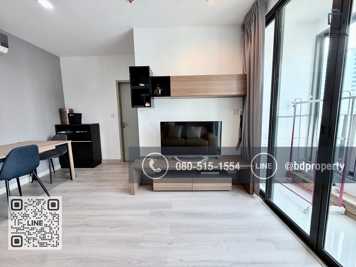 ให้เช่าคอนโดพระราม 9 เพชรบุรีตัดใหม่ RCA : Bestdeal ให้เช่าด่วน ราคา 22,000 บาท/เดือนเท่านั้น ขนาด 2 ห้องนอน ห้องสวย Fully Furnished  “IDEO MOBI RAMA 9”  ใกล้MRTและเซ็นทรัลพระราม 9 เพียง 80 ม.