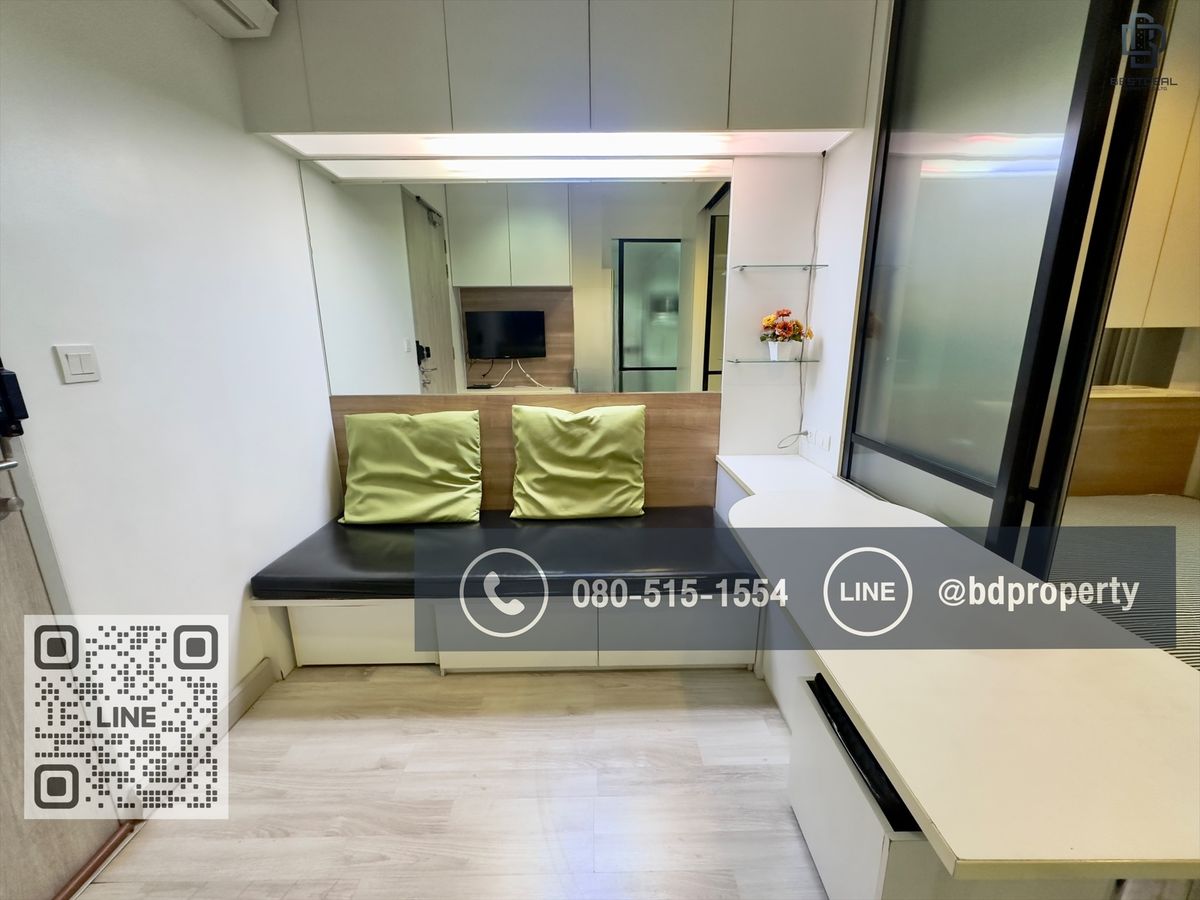For RentCondoRama9, Petchburi, RCA : BESTDEAL FOR RENT  1 Bedroom  31 sqm. Special Price 15k/Month “IDEO MOBI RAMA 9” Near Phraram Kao 9 MRT Station 80 meters.