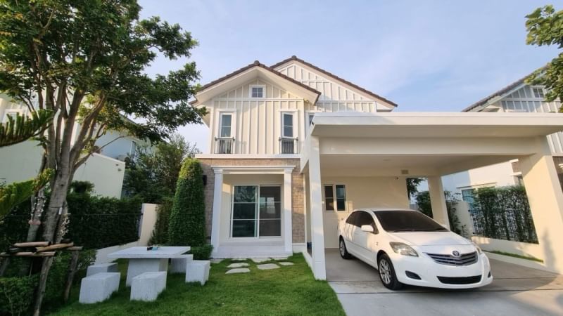 For SaleHouseBangna, Bearing, Lasalle : Villaggio single house for sale, Srinakarin, Bang Na Thepharak, Phraeksa, ready to stay