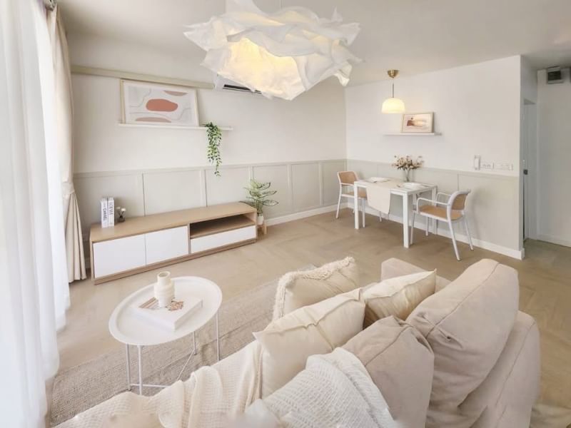 For SaleCondoBangna, Bearing, Lasalle : The Parkland Condo Bangna, near Central Bangna, near MRT Sri Iam Renovate with Fer