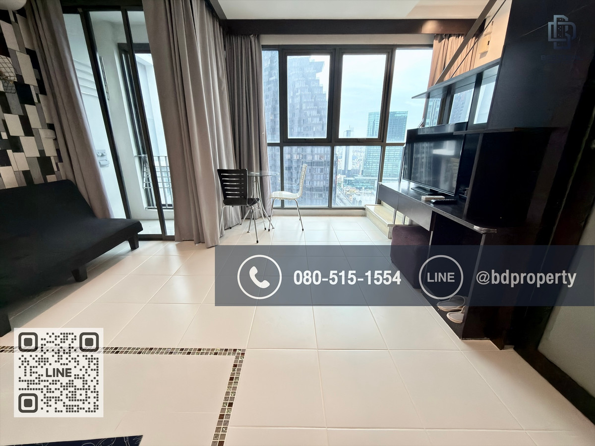 ให้เช่าคอนโดพระราม 9 เพชรบุรีตัดใหม่ RCA : Bestdeal ให้เช่า  Duplex 1 Bed เฟอร์นิเจอร์และเครื่องใช้ไฟฟ้าครบ ราคา 24,000 /เดือนใกล้MRT และ เซ็นทรัลพระราม 9 เพียง 80 ม.