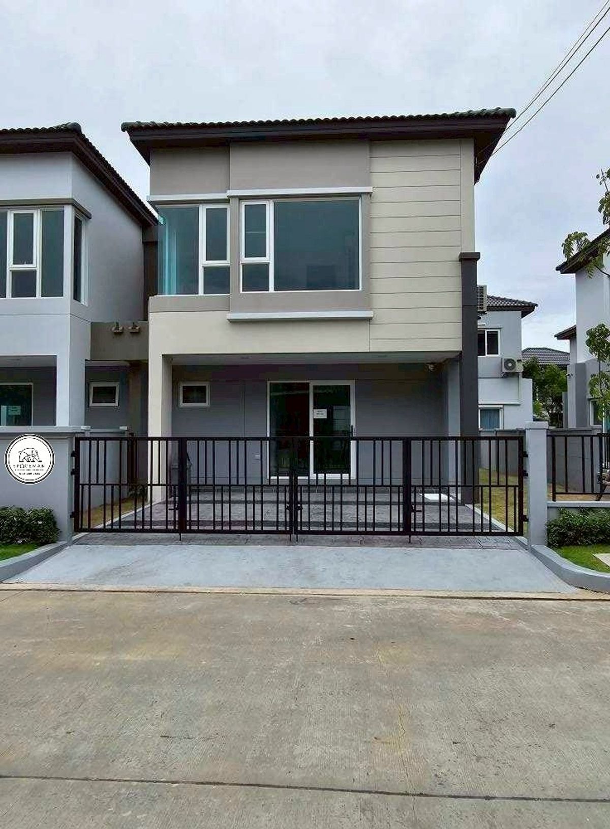For RentSamut Prakan,Samrong : 🌈⭐️🏡 House for rent, Grand Plengeno Mega Bangna project, beautiful decoration, spacious living space, good price, good location near mega Bangna