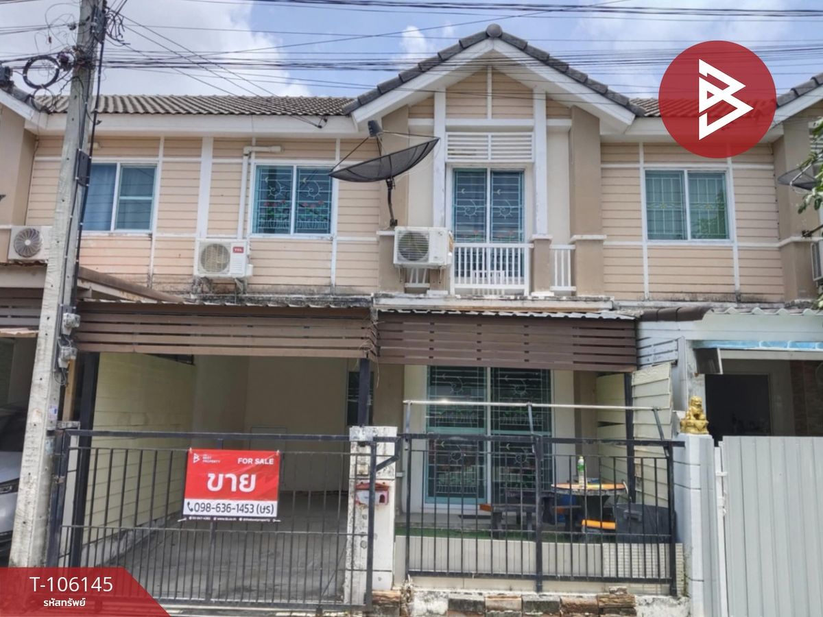 For SaleTownhomeSamut Prakan,Samrong : Townhouse for sale Pruksa Ville 38 Village King Kaew-Daeng Daeng Bang Phli, Samut Prakan, ready