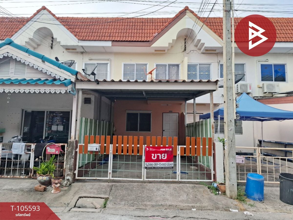 For SaleTownhomeChachoengsao : Townhouse for sale Sira Rom Village 3, Bang Pakong, Chachoengsao