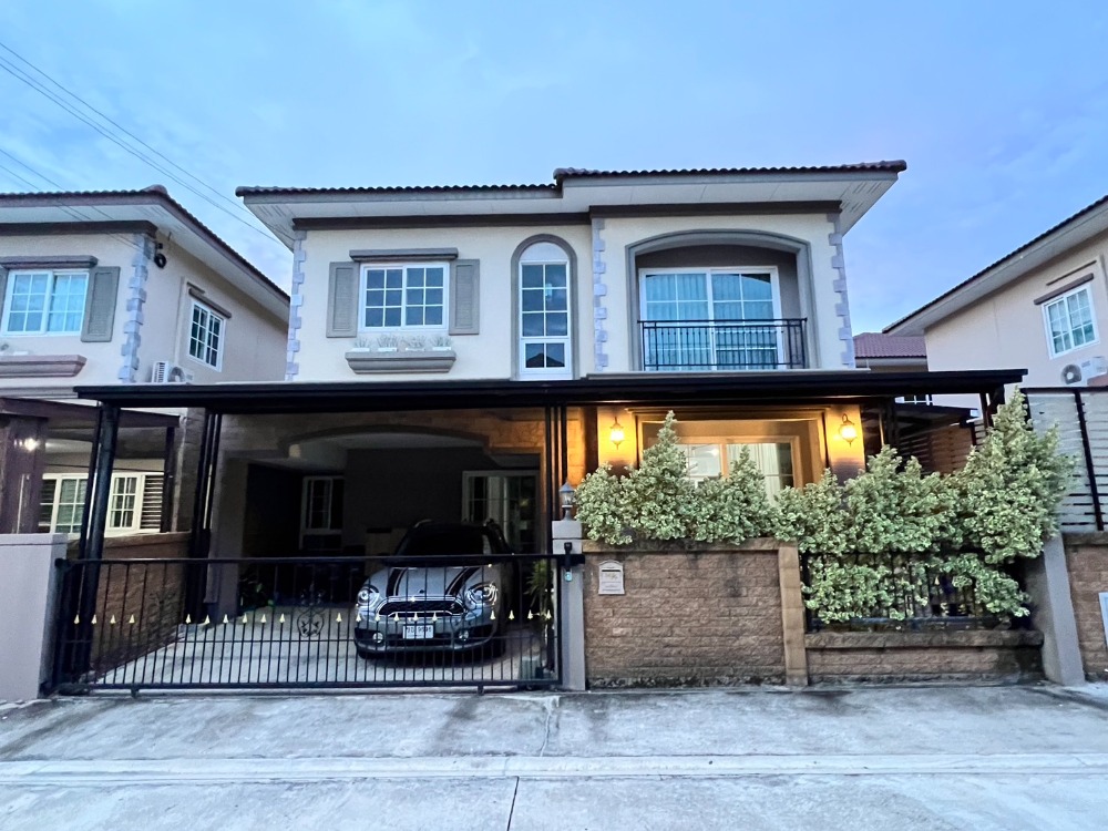 For SaleHouseBang kae, Phetkasem : 2 -story twin house for sale, Golden Neo Bangkhae, about 2 km from the MRT.