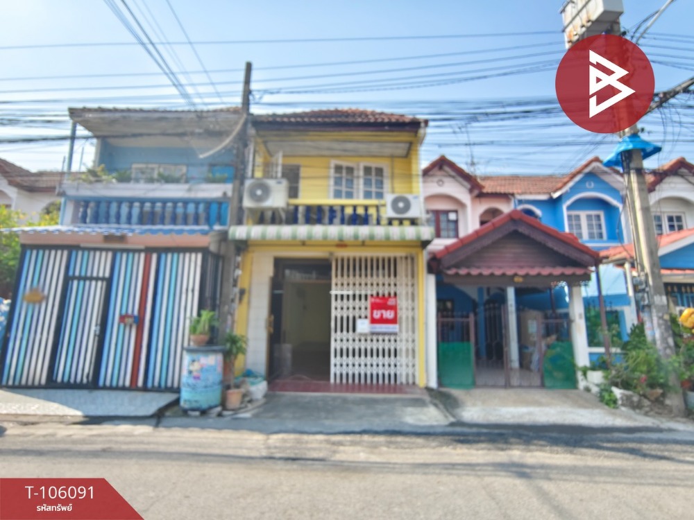 For SaleTownhomeSamut Prakan,Samrong : Townhouse for sale Fueng Fah Village Villa 1 Srisit Bang Mueang Samut Prakan