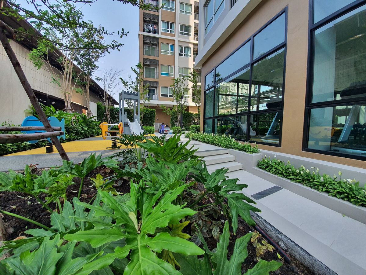 For RentCondoSamut Prakan,Samrong : 🔥Urgent for rent, new room ready to move in 🔥Condo Niche Mono Sukhumvit - Pu Chao, starting rent 13,700 baht/month, accepting both Thais and foreigners (with rental contract for 6 months / 1 year) RentNex By Sena