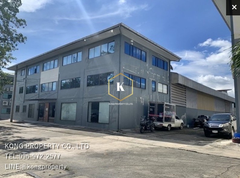 For RentWarehousePattanakan, Srinakarin : Rent a warehouse with 3 -story office, Krungthep Kreetha, Saphan Sung, Bangkok 1,712 sq.m.