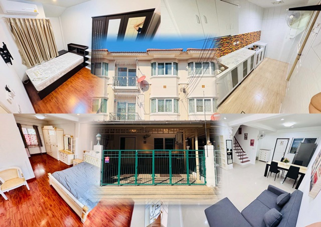 For RentTownhomeVipawadee, Don Mueang, Lak Si : Soi Chang Akut Uthit 1-9 Harrow Inter School 600m. MRT DonMueang Government Housing luxury townhouse