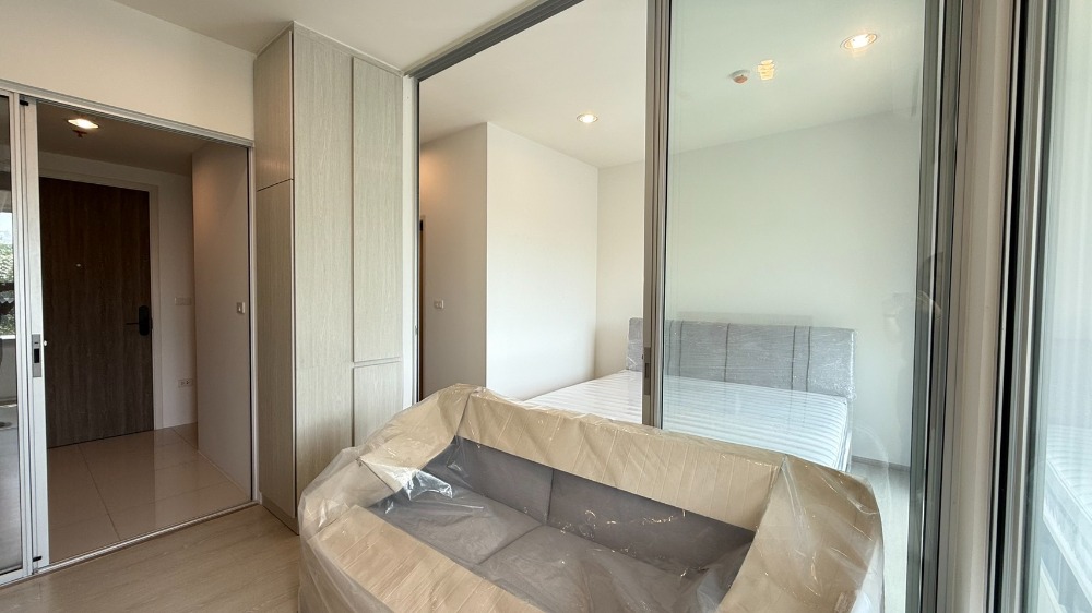 For RentCondoSamut Prakan,Samrong : 🔥Urgent for rent, new room ready to move in 🔥Condo Niche Mono Sukhumvit - Pu Chao, starting rent 13,700 baht/month, accepting both Thais and foreigners (with rental contract for 6 months / 1 year) RentNex By Sena