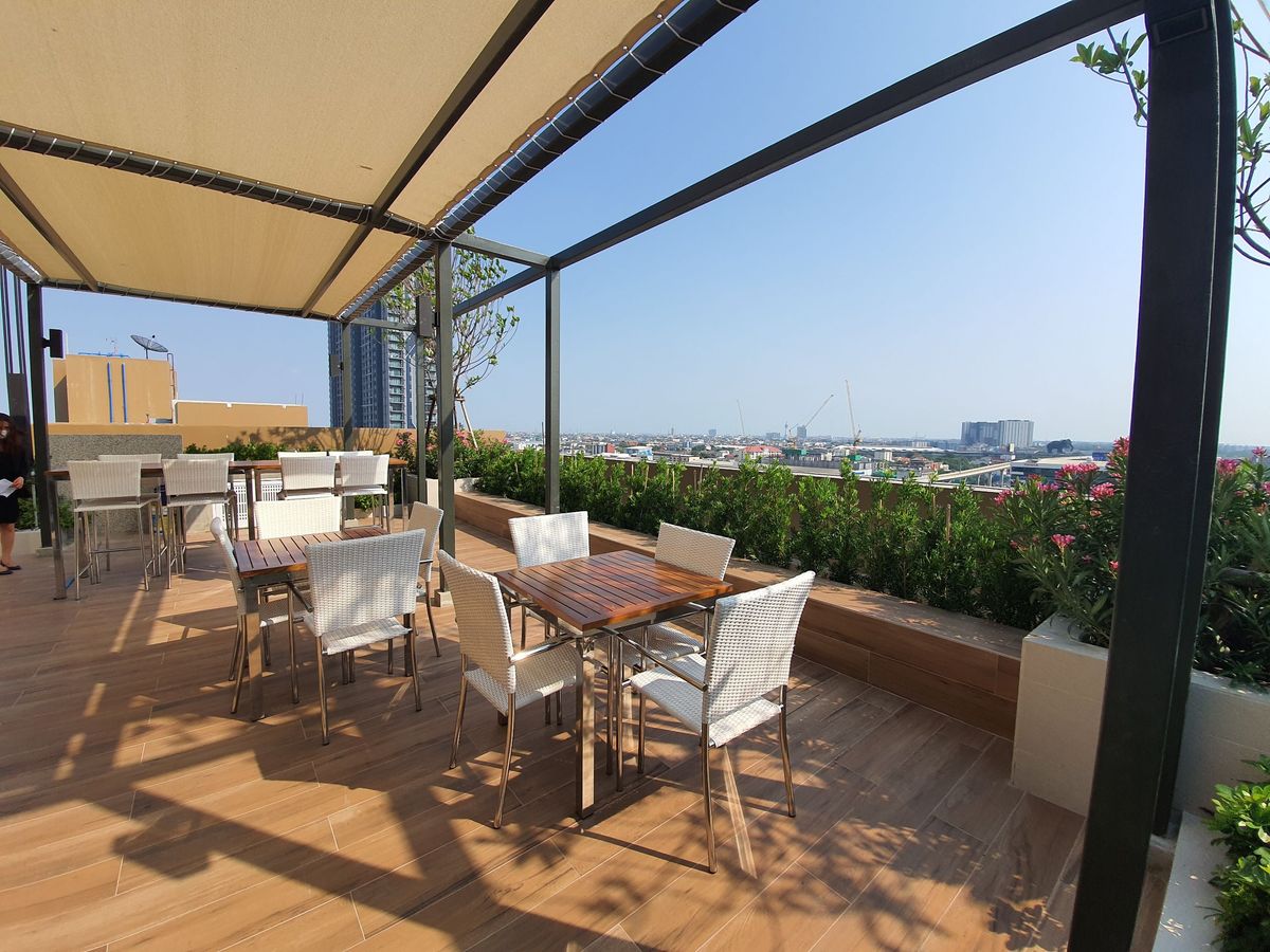 For RentCondoSamut Prakan,Samrong : 🔥Urgent for rent, new room ready to move in 🔥Condo Niche Mono Sukhumvit - Pu Chao, starting rent 13,700 baht/month, accepting both Thais and foreigners (with rental contract for 6 months / 1 year) RentNex By Sena