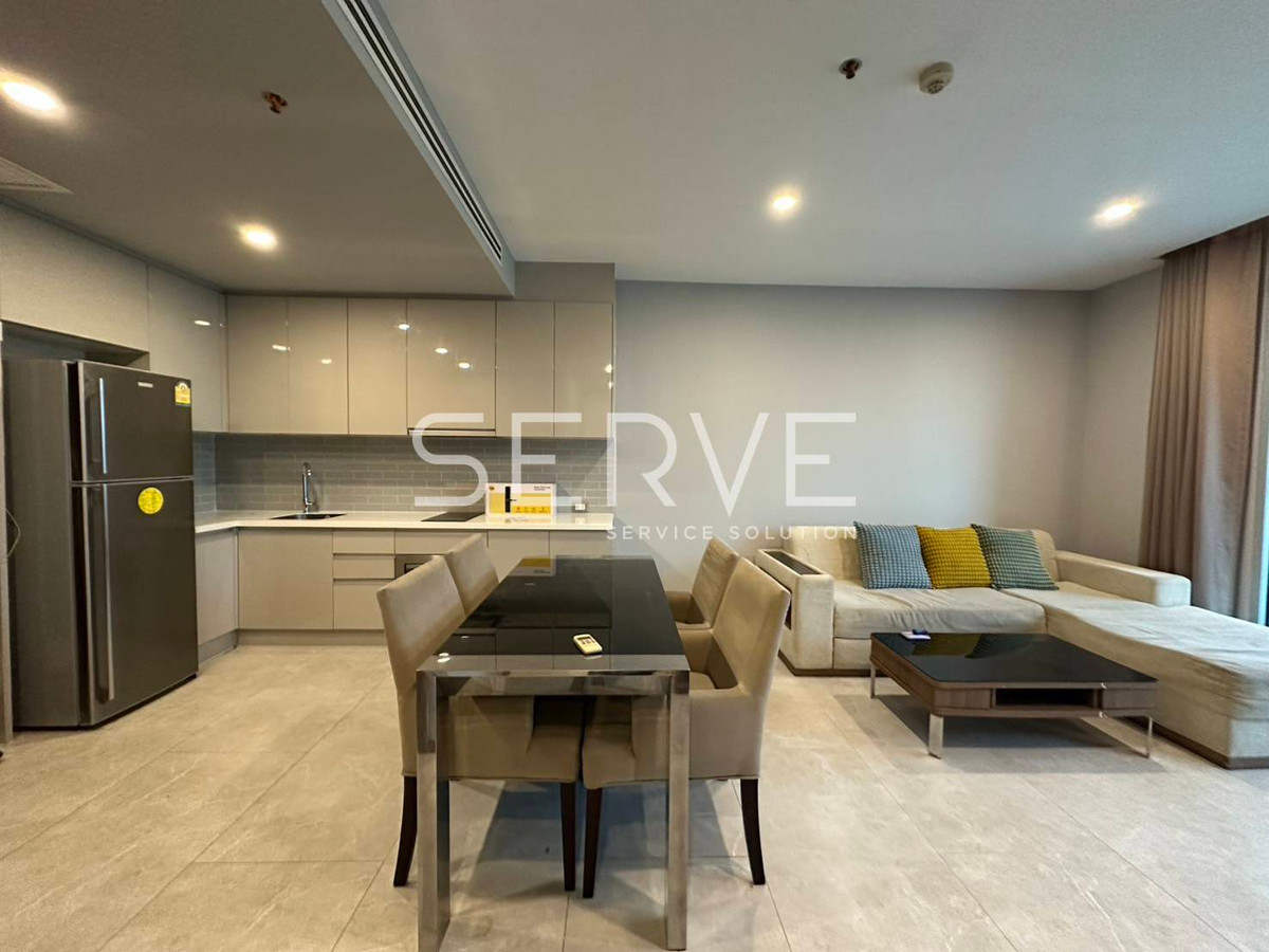For RentCondoRama9, Petchburi, RCA : 2 Beds 2 Baths with Bathtub Large Room Nice Room  Unblock view Good Location MRT Phetchaburi 150 m @ The Address Asoke