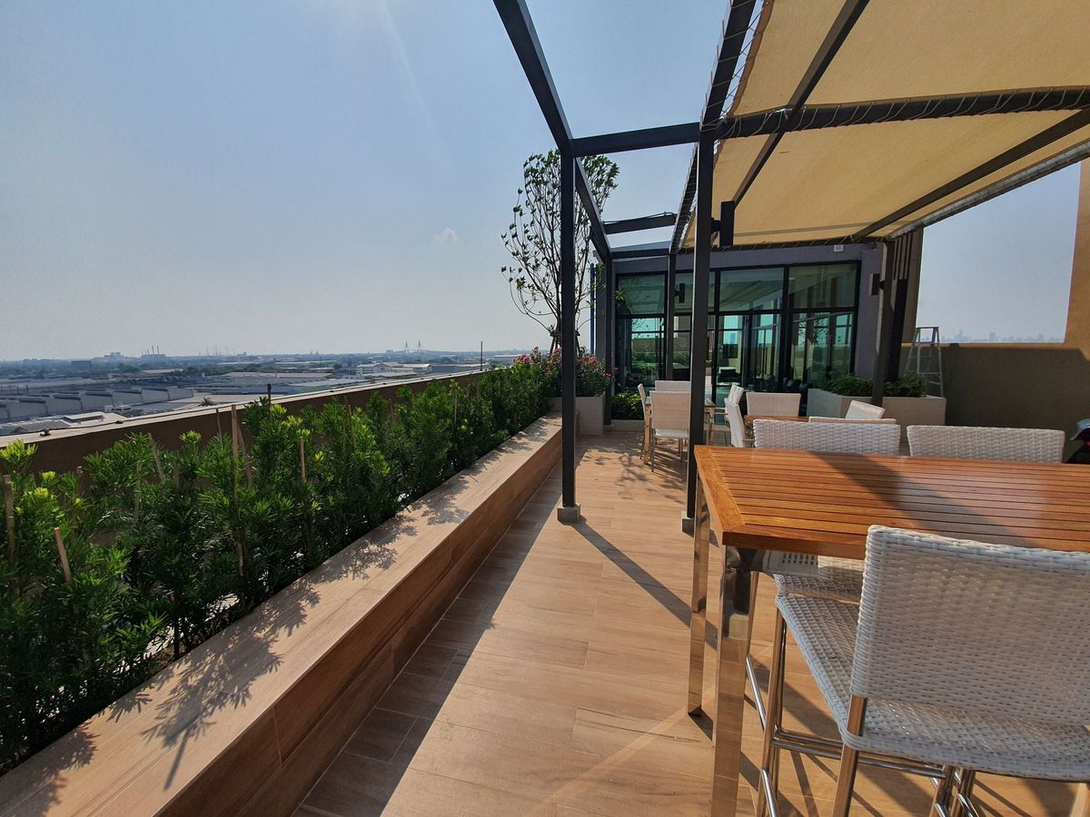 For RentCondoSamut Prakan,Samrong : 🔥Urgent for rent, new room ready to move in 🔥Condo Niche Mono Sukhumvit - Pu Chao, starting rent 13,700 baht/month, accepting both Thais and foreigners (with rental contract for 6 months / 1 year) RentNex By Sena