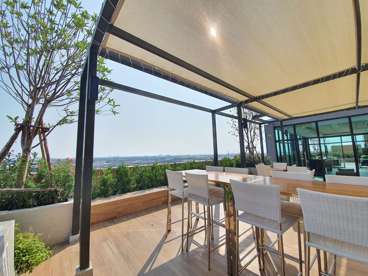 For RentCondoSamut Prakan,Samrong : 🔥Urgent for rent, new room ready to move in 🔥Condo Niche Mono Sukhumvit - Pu Chao, starting rent 13,700 baht/month, accepting both Thais and foreigners (with rental contract for 6 months / 1 year) RentNex By Sena