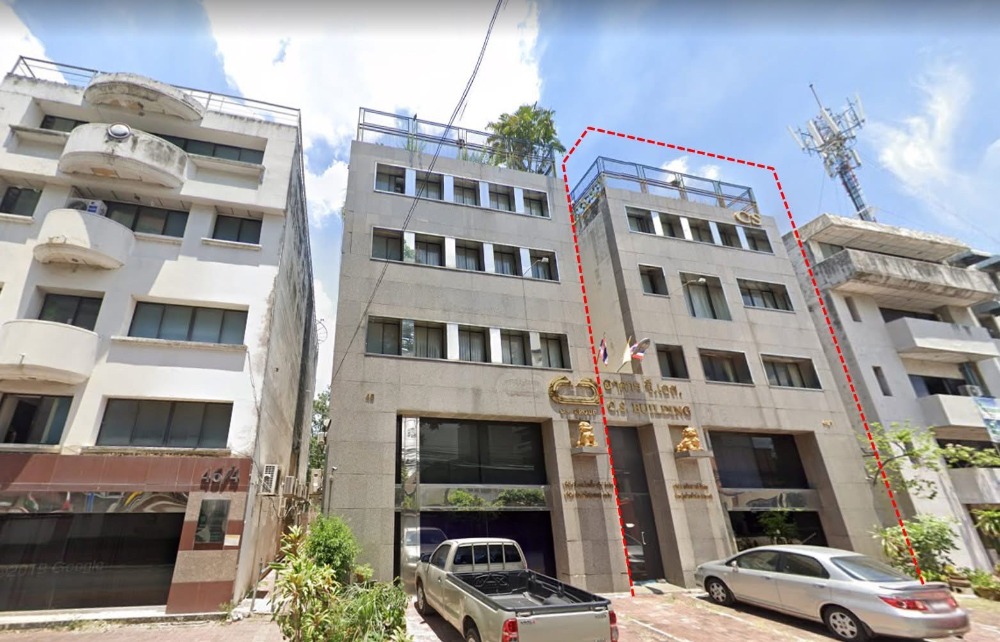 For SaleOfficeRama9, Petchburi, RCA : ● Prime Location ● 4-storey office building, Rama 9 Soi 26 | With elevator, mezzanine, rooftop | 79.40 sq.w., 877.50 9 sq.m. | Near Thonglor, Ekkamai and expressway, Bangkok Hospital, Piyavate Hospital, Show DC