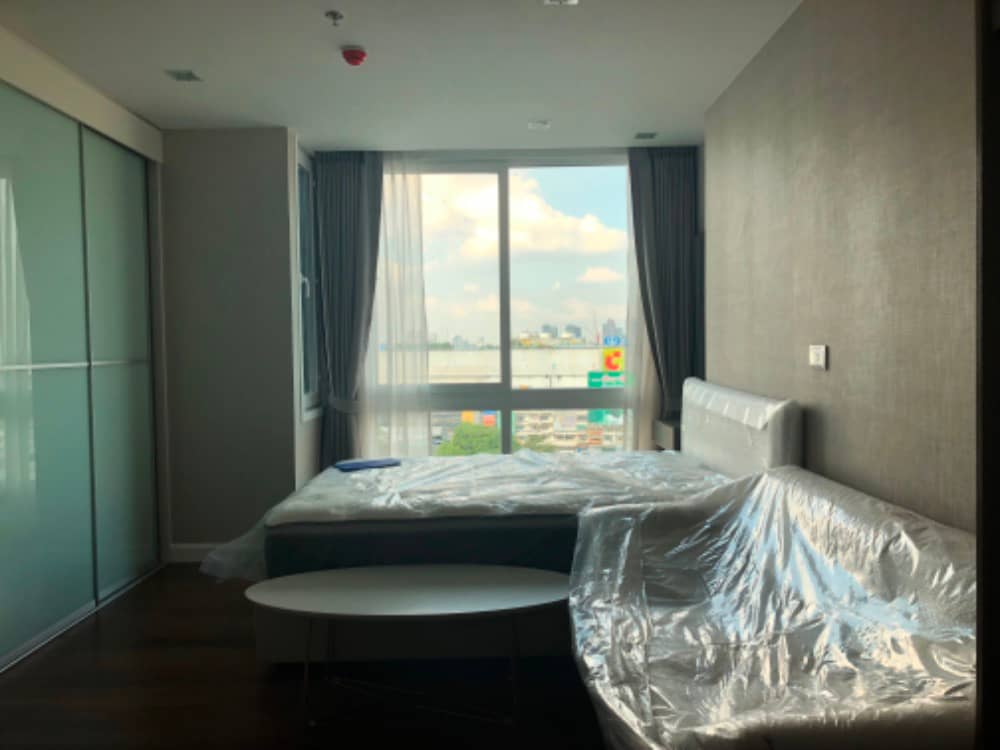 For SaleCondoSamut Prakan,Samrong : Urgent sale ✨ The Metropolis Samrong Interchange ✨ next to BTS Samrong, open view, not blocked, complete with furniture and electrical appliances (PS56158)