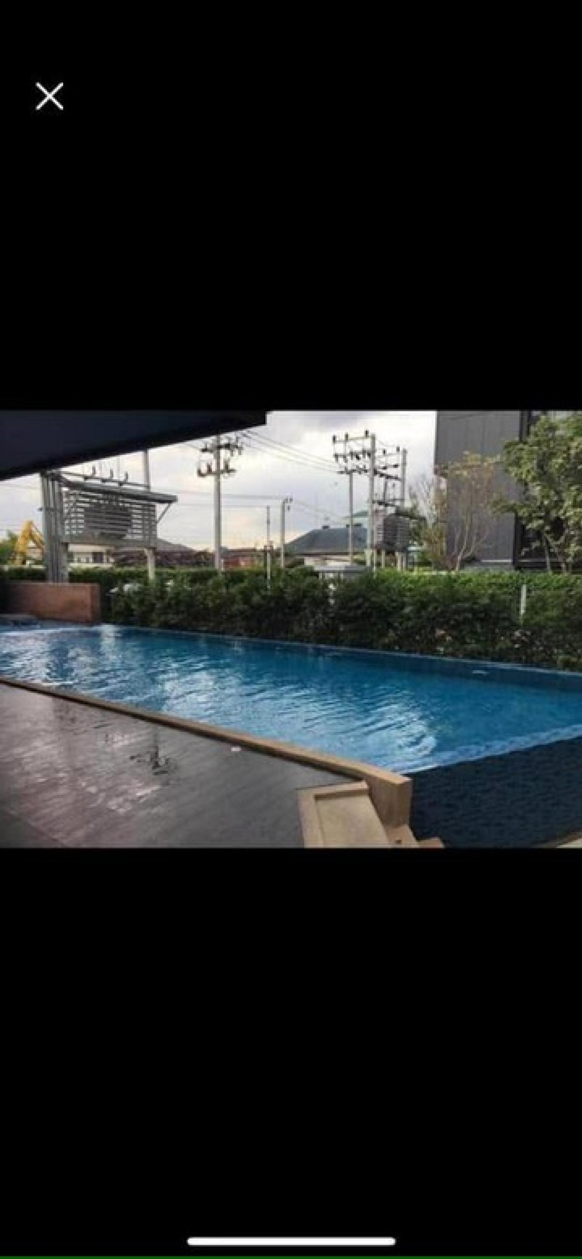 For RentCondoBangna, Bearing, Lasalle : 📍FOR RENT. The Excel Groove (Availible Ready to Move in Project A Soi Lasal 52 (Sukhumvit 105) Building A, 2nd Floor (south garden) 25 sq.m. Complete fir (bed, table, chair, sofa, refrigerator Washing machine, TV 32 “