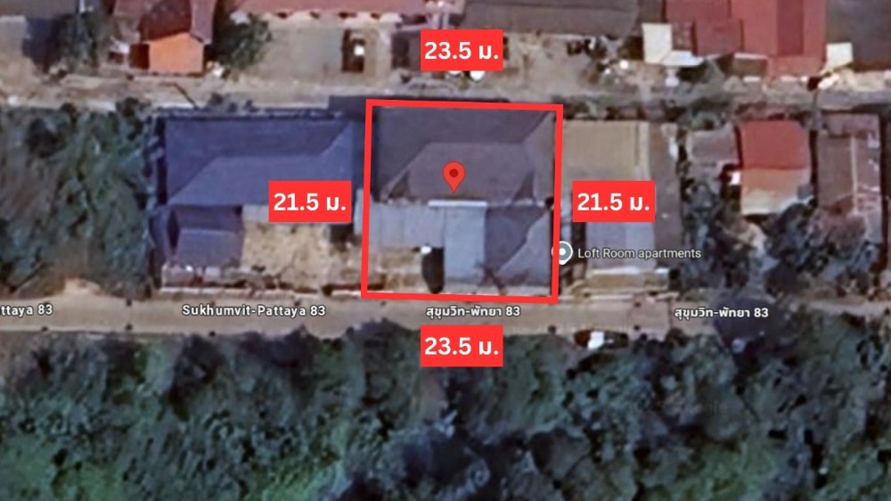 For SaleHotel&Apartment BusinessPattaya, Bangsaen, Chonburi : 8 apartments for sale and 1 house, size 125 sq.m., Soi Sukhumvit-Pattaya 83, Chon Buri