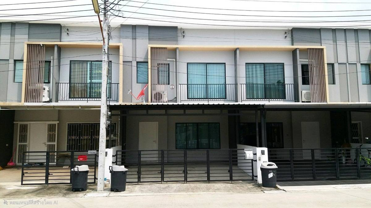 For RentTownhomePattanakan, Srinakarin : Rent a townhome, The Connect Phatthanakan 38, only 8 minutes near Thanya Park
