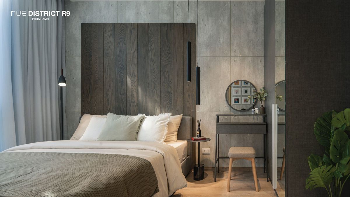 ขายคอนโดพระราม 9 เพชรบุรีตัดใหม่ RCA : 🚩Nue District R9 1Bed (26sqm)