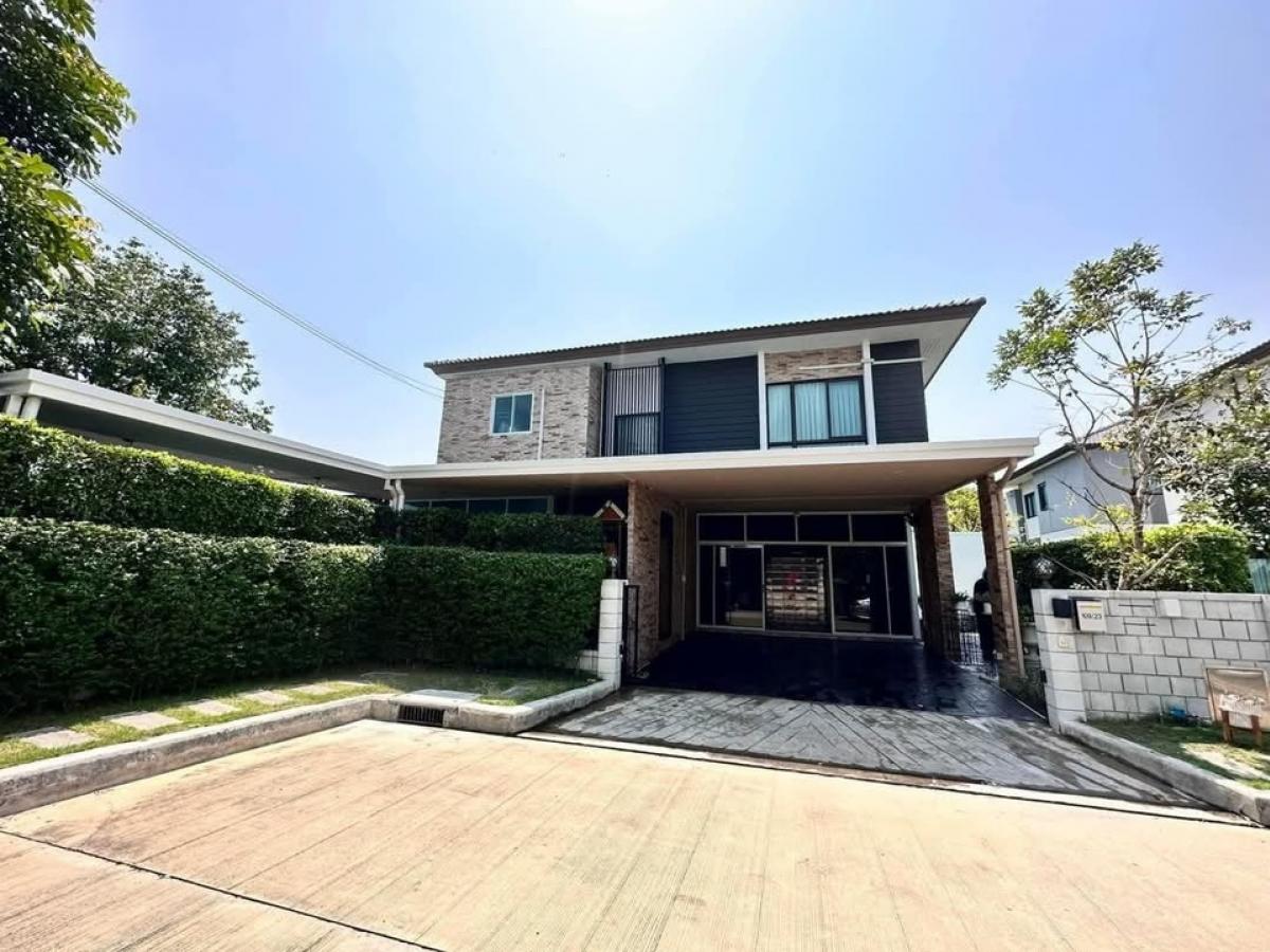 For SaleHouseRama5, Ratchapruek, Bangkruai : Urgent sale‼ ️ Single house, Sen, call Ratchaphruek Village, Suan Phak 1, Nonthaburi, Baan Lang, 72 Sq./190 sqm, 4 bedrooms, 3 bathrooms, special discount prices for sale than the assessment price 📌