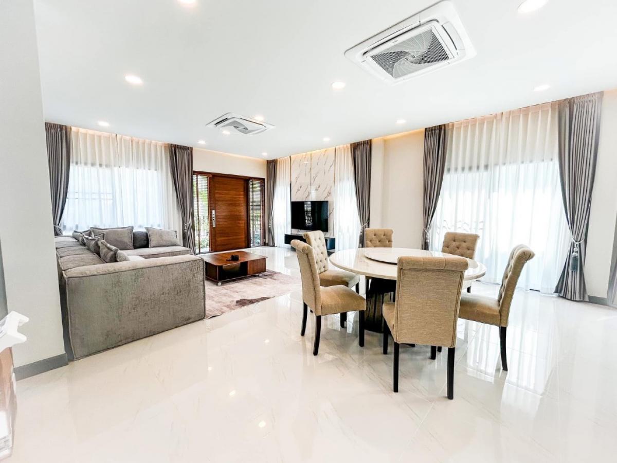 ให้เช่าบ้านบางนา แบริ่ง ลาซาล : For rent The City Bangna (โครงการใหม่) (RH002)