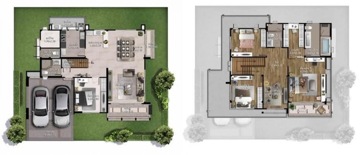 For SaleHousePattanakan, Srinakarin : Setthasiri, the most personal evolution, the only house in the alley is not attached to anyone 16.5 million 🚩