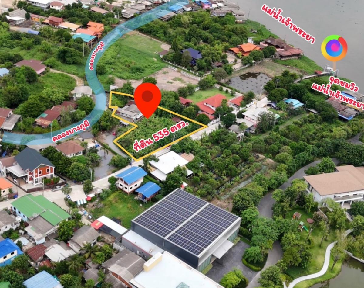 For SaleLandRama5, Ratchapruek, Bangkruai : Land for sale in Chaiyapruek Road, Ratchapruek, land in front of the road The back is adjacent to Khlong Thom 535 square wah.