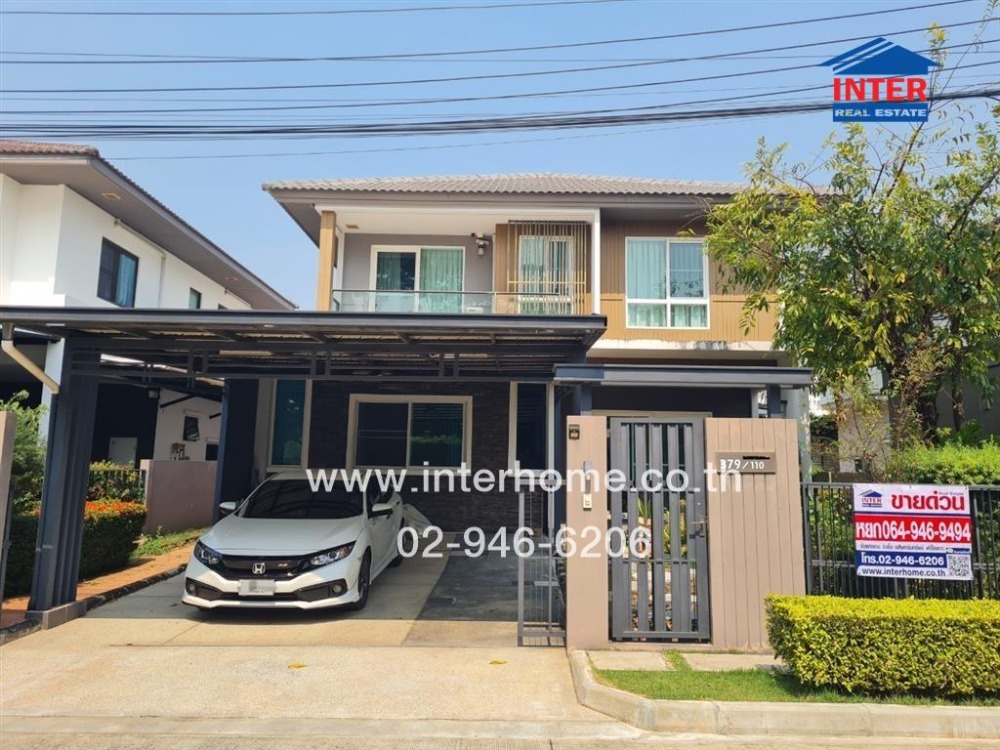For SaleHouseBang kae, Phetkasem : 2 storey detached house, 58.5 sq.w., Manthana Village Kanlapaphruek-Ring Road Kanchanaphisek Ring Road, Kanlapaphruek Road, Bang Khae District, Bangkok